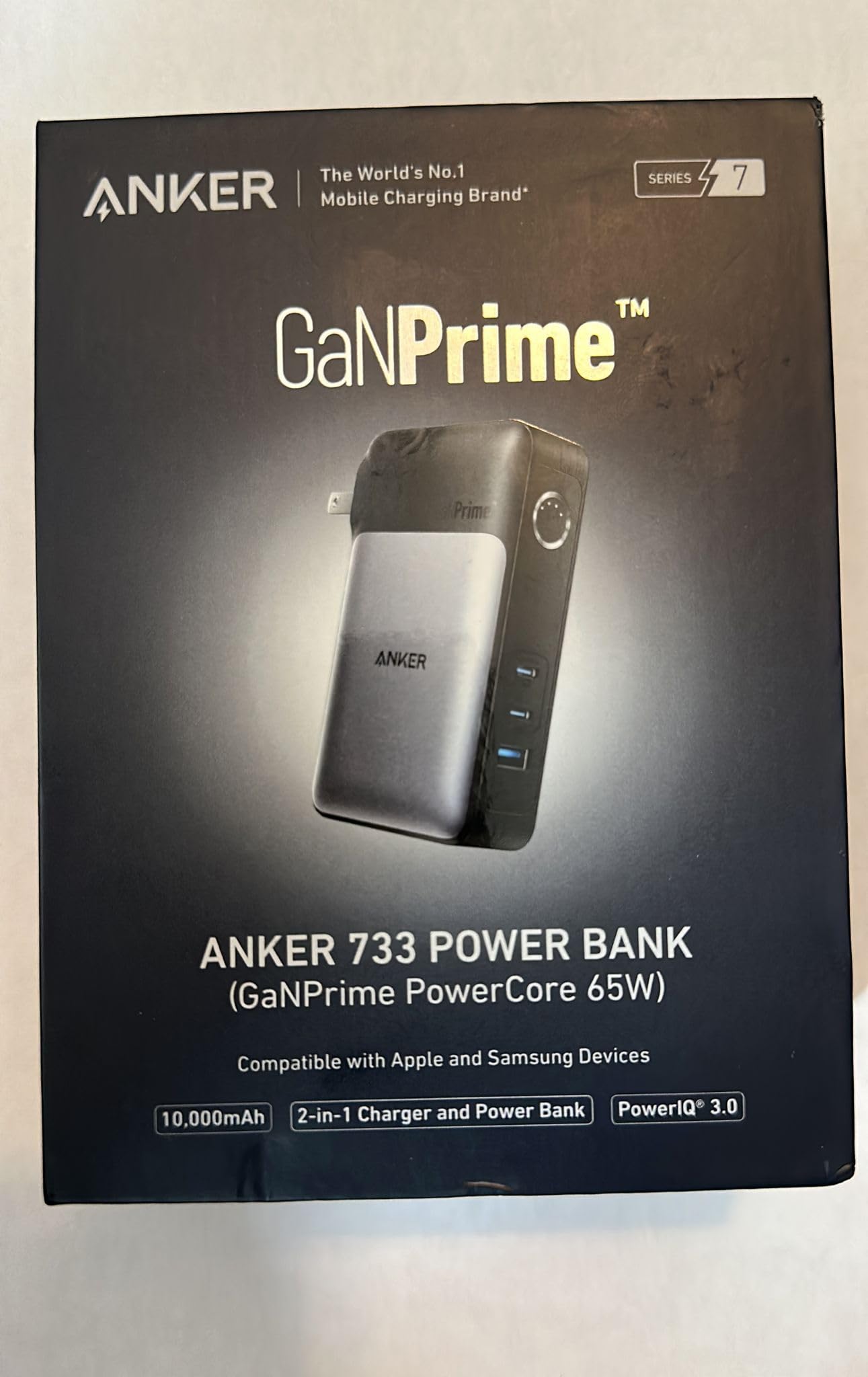 新品未開封Anker 733 Power Bank (GaNPrime 65W) Amazon.co.jp: Anker 733 Power Bank (GaNPrime PowerCore 65W